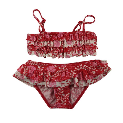 Floral girls bikini sets 