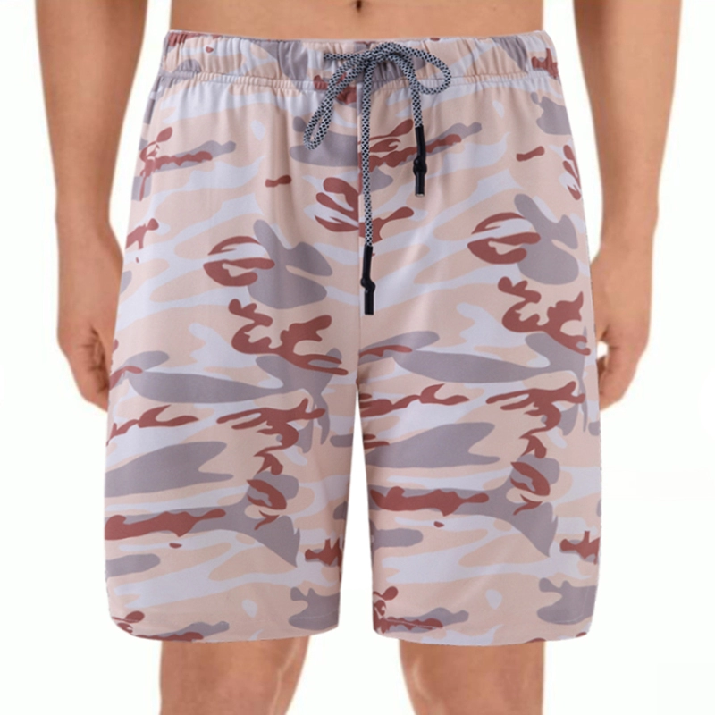 Shorts jogger masculino com estampa de camuflagem dupla camada personalizado
