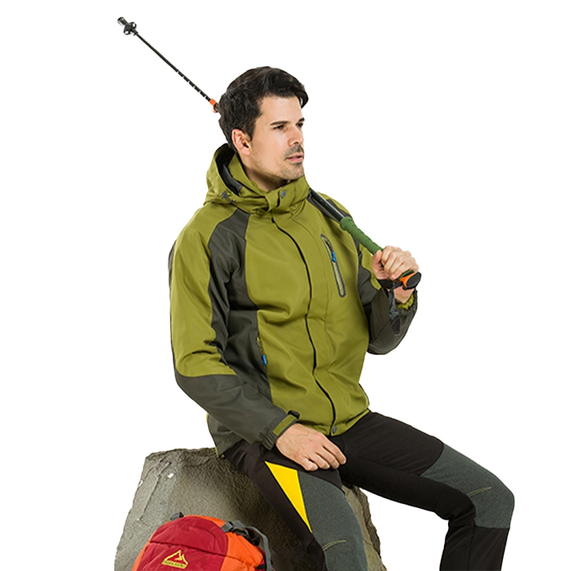 Jaquetas masculinas de escalada para esportes ao ar livre personalizadas jaqueta de chuva de segurança