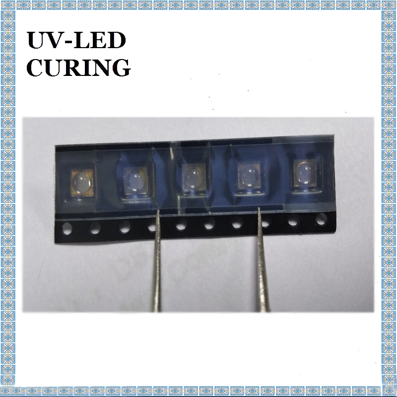 Grânulos de luz LED UV 365nm de alta potência Chip LED UV