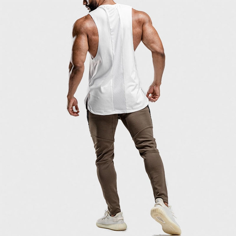Regatas Masculinas Muscle Vest absorventes de suor para academia