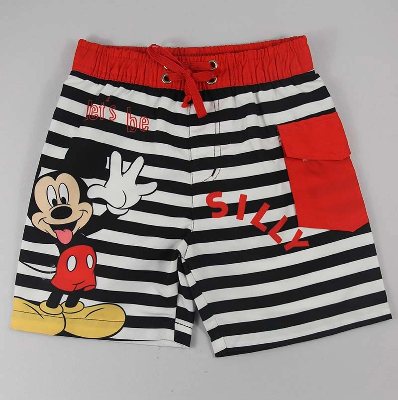 Calção de Banho Disney Mickey Mouse Listrado para Meninos