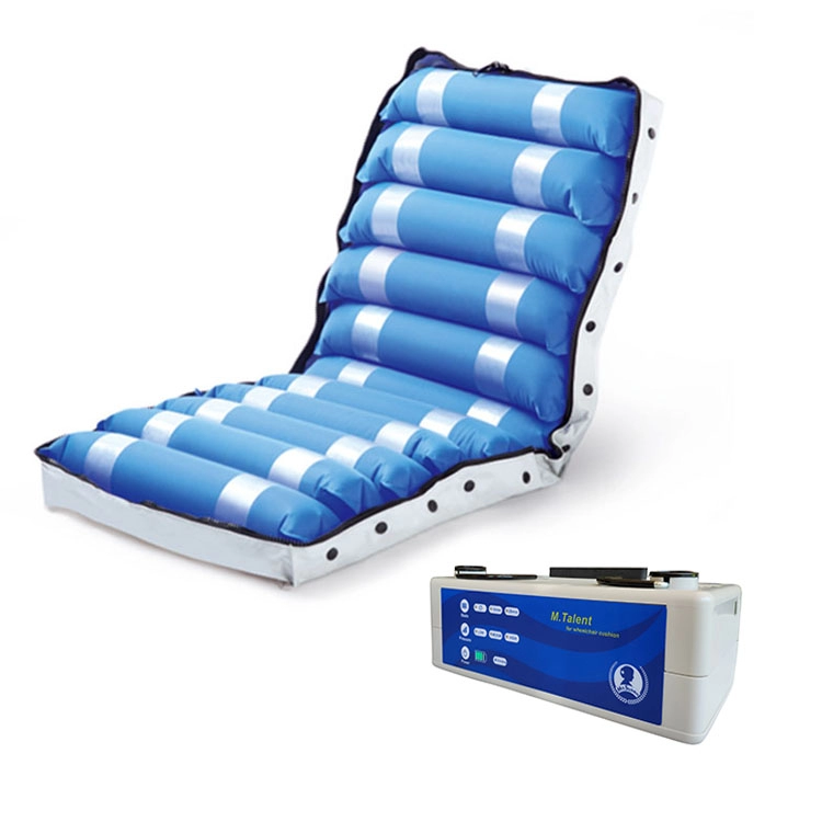 Almofada de cadeira de rodas médica anti-escaras de pressão alternada almofada de assento de célula de ar para dor nas costas