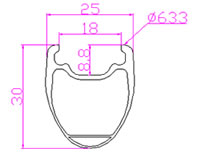 30mm Deep clincher rim