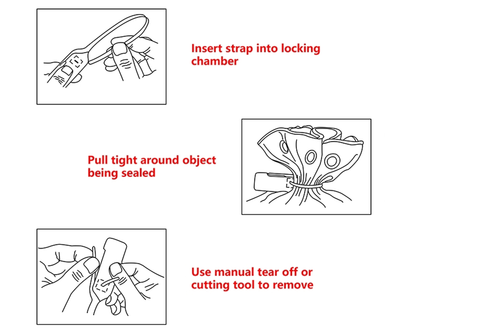 How to use cable tie tag