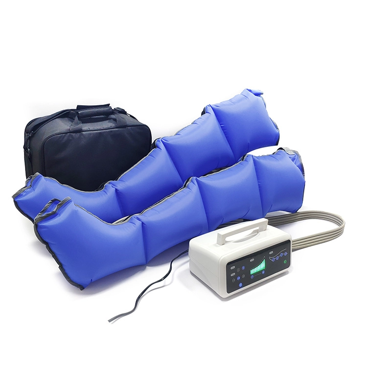 Novo equipamento de terapia de massagem de compressão de pressão de ar botas de recuperação esportiva massageador de pés e pernas