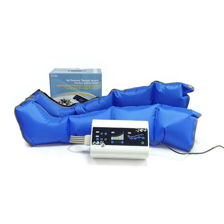 Máquina de sistema de terapia de pressão de ar dispositivo de compressão elétrica dvt botas massageador de perna de compressão de ar