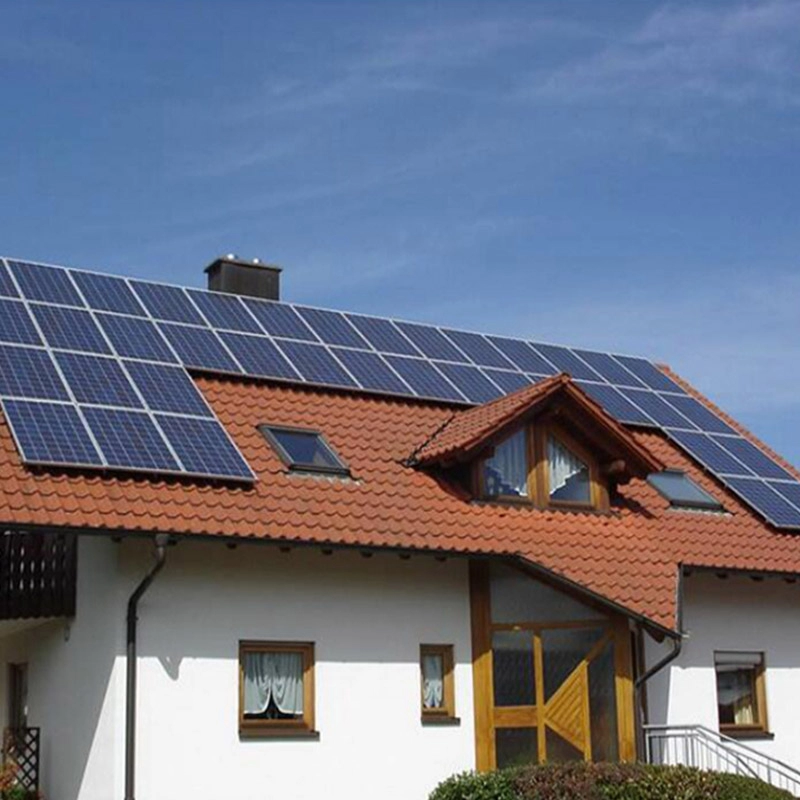 conjunto de estrutura de montagem solar para telhado de telha