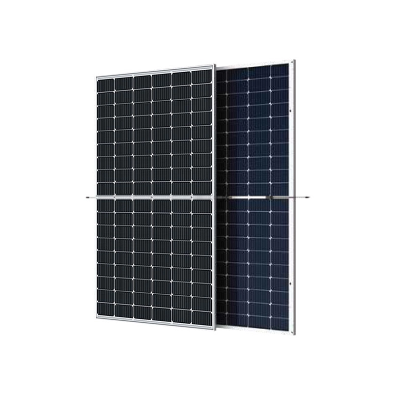 360W-380W Painel Solar Bificial Vidro Duplo 60 Células 9BB 166MM Meia célula Módulo de Alta Eficiência
