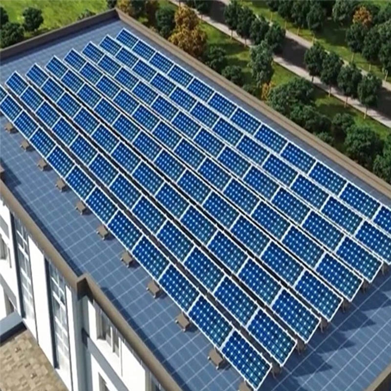 sistema de estrutura de lastro solar fotovoltaico flexível