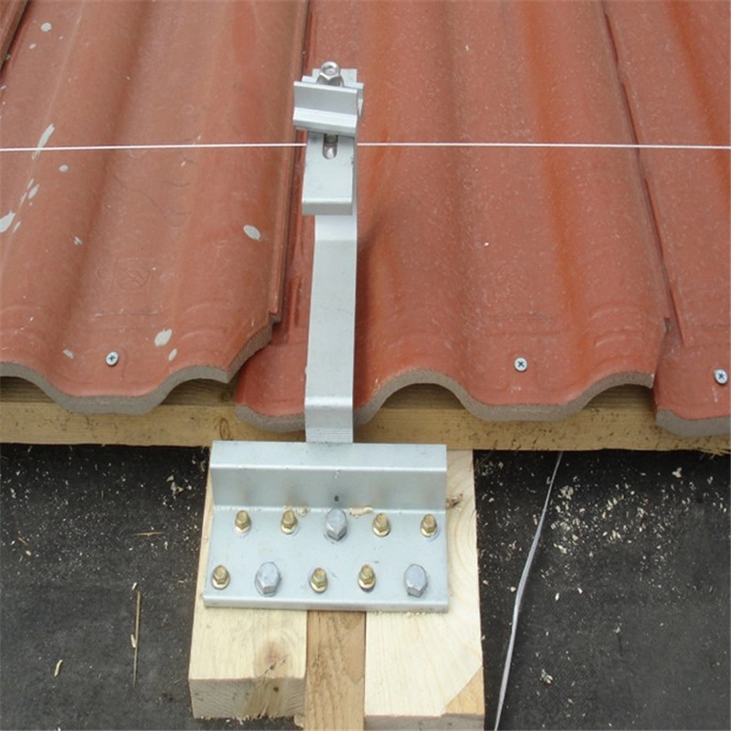 Solução de gancho de telha de alumínio solar