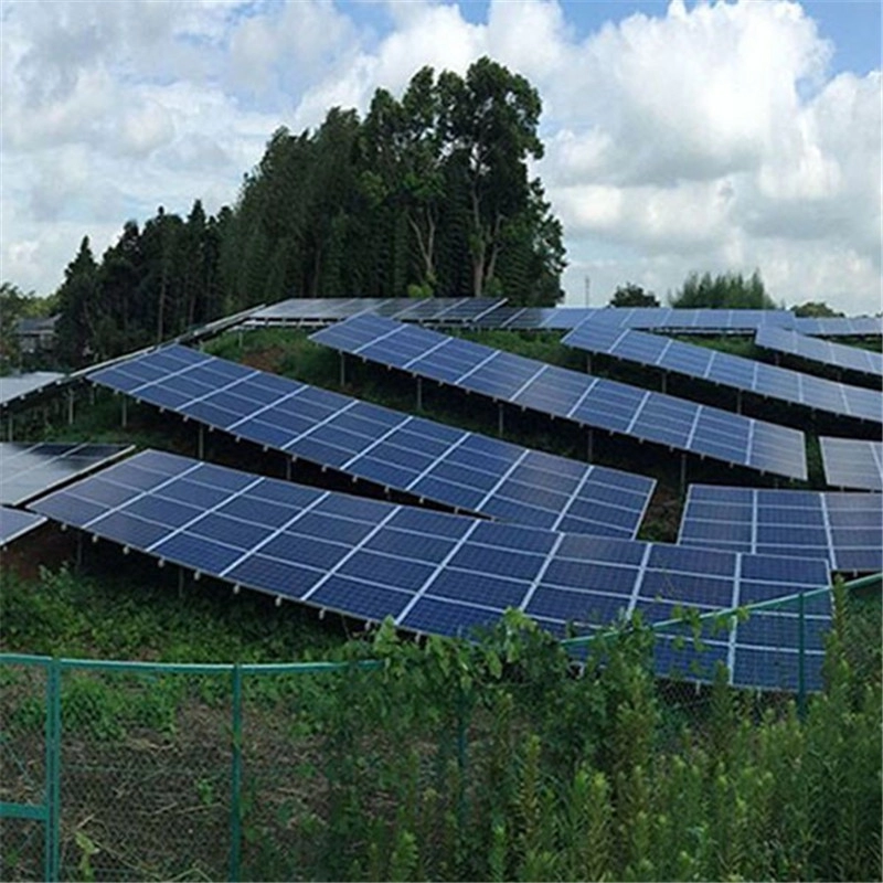 Solução do tipo G do sistema de estantes solares fotovoltaicas do terreno