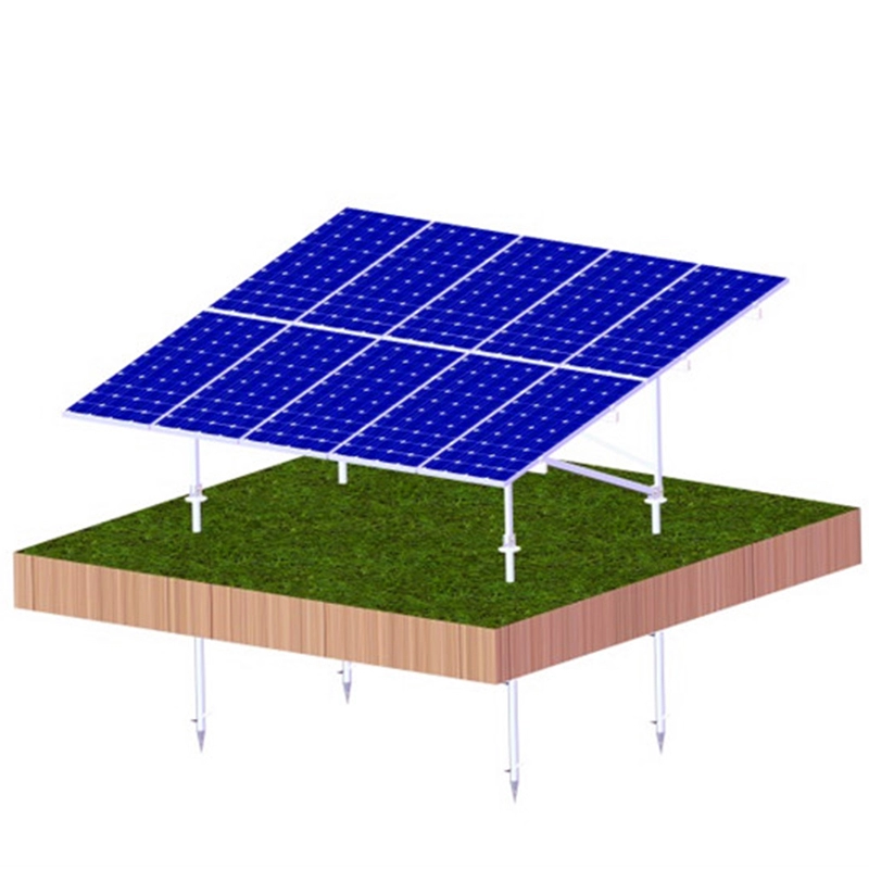 N suporte de instalação de alumínio estrutura de solo solar
