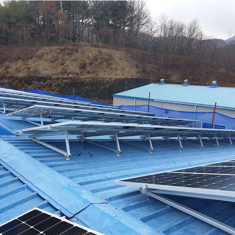 Montagem de telhado de energia de estrutura fotovoltaica para casa