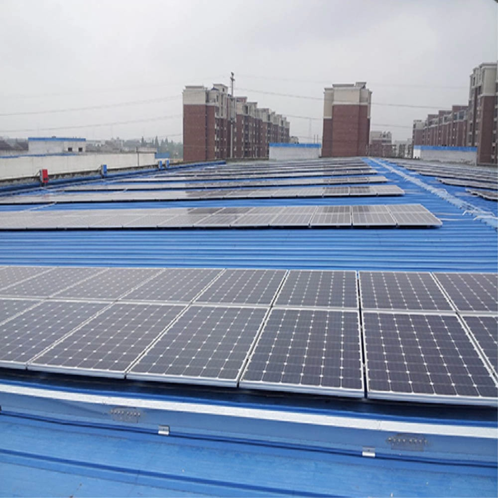 Montagem de estrutura de telhado de metal solar de fácil instalação
