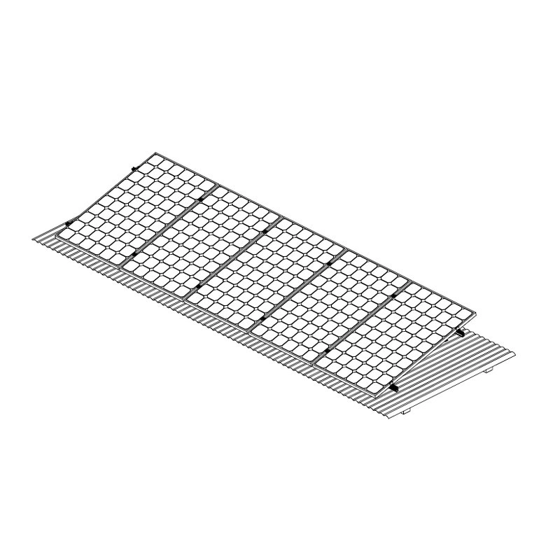 Solução de montagem fotovoltaica ajustável solar