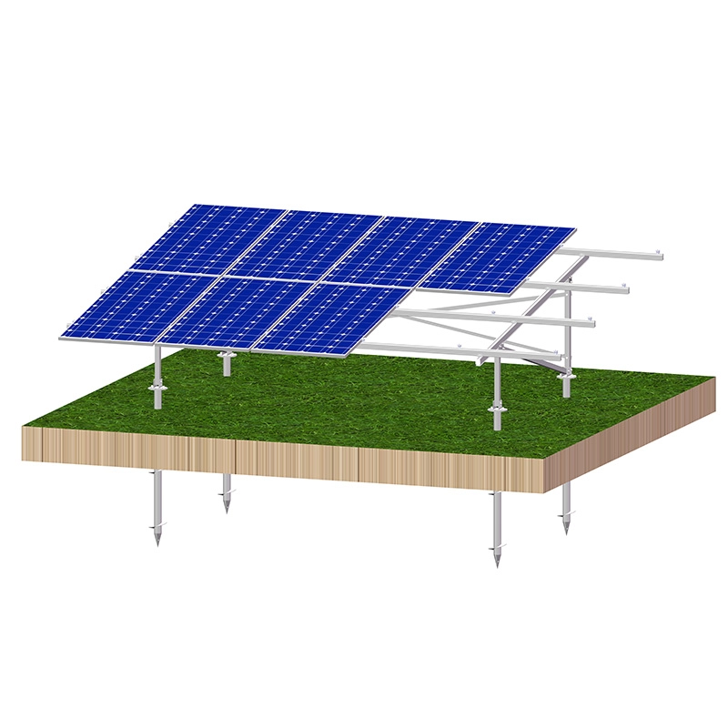 Estrutura Solar Solo Comercial de Alumínio 100kw