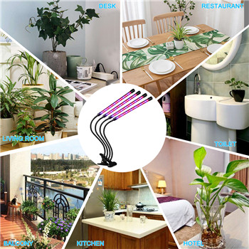 Candeeiro de mesa leve e compacto para crescimento de plantas domésticas