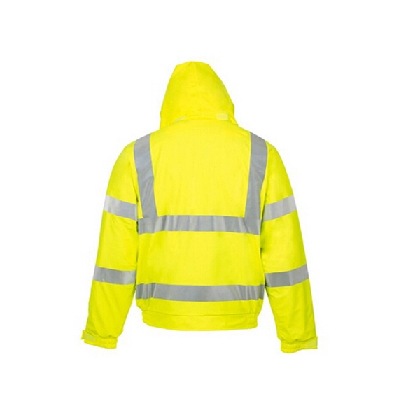 Jaqueta masculina amarela de segurança de construção Hi Vis Pilot