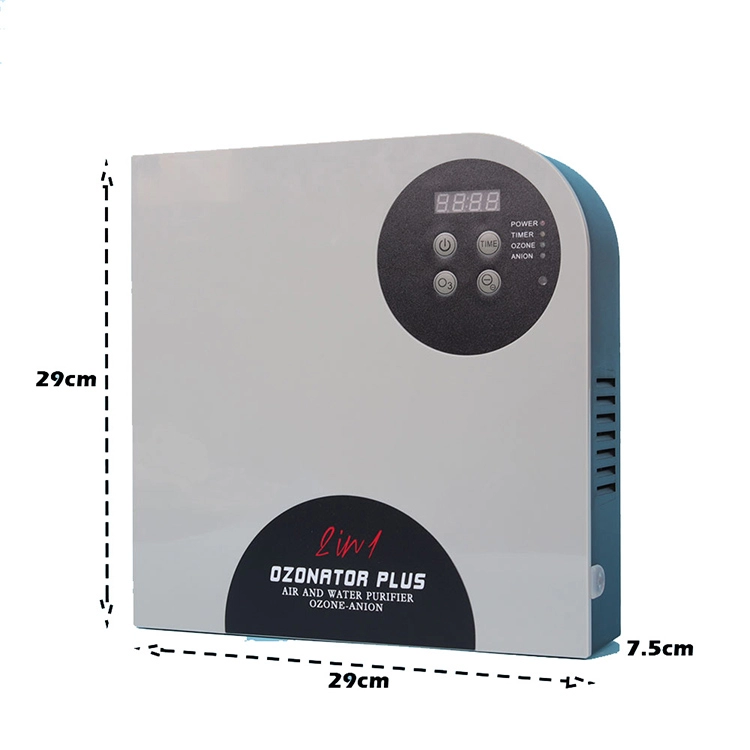 Esterilizador de ozônio ABS com controle remoto e temporizador.