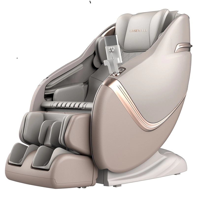 Cadeira de massagem Shiatsu de gravidade zero com aquecimento e pressão de ar