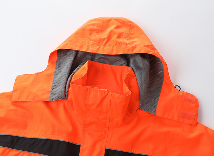 Men's Waterproof Reflective Orange Hi Vis Workwear