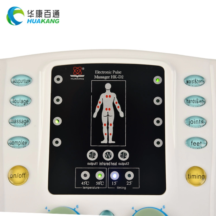 Dispositivo massageador de tratamento EMS portátil de baixa frequência