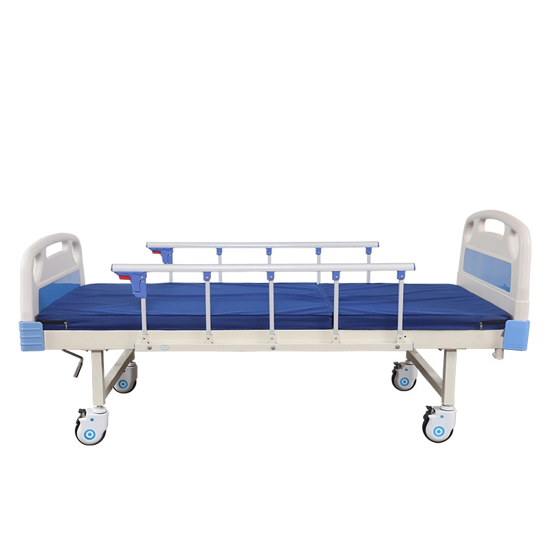 Manual de preço de fábrica 2 manivelas cama hospitalar médica