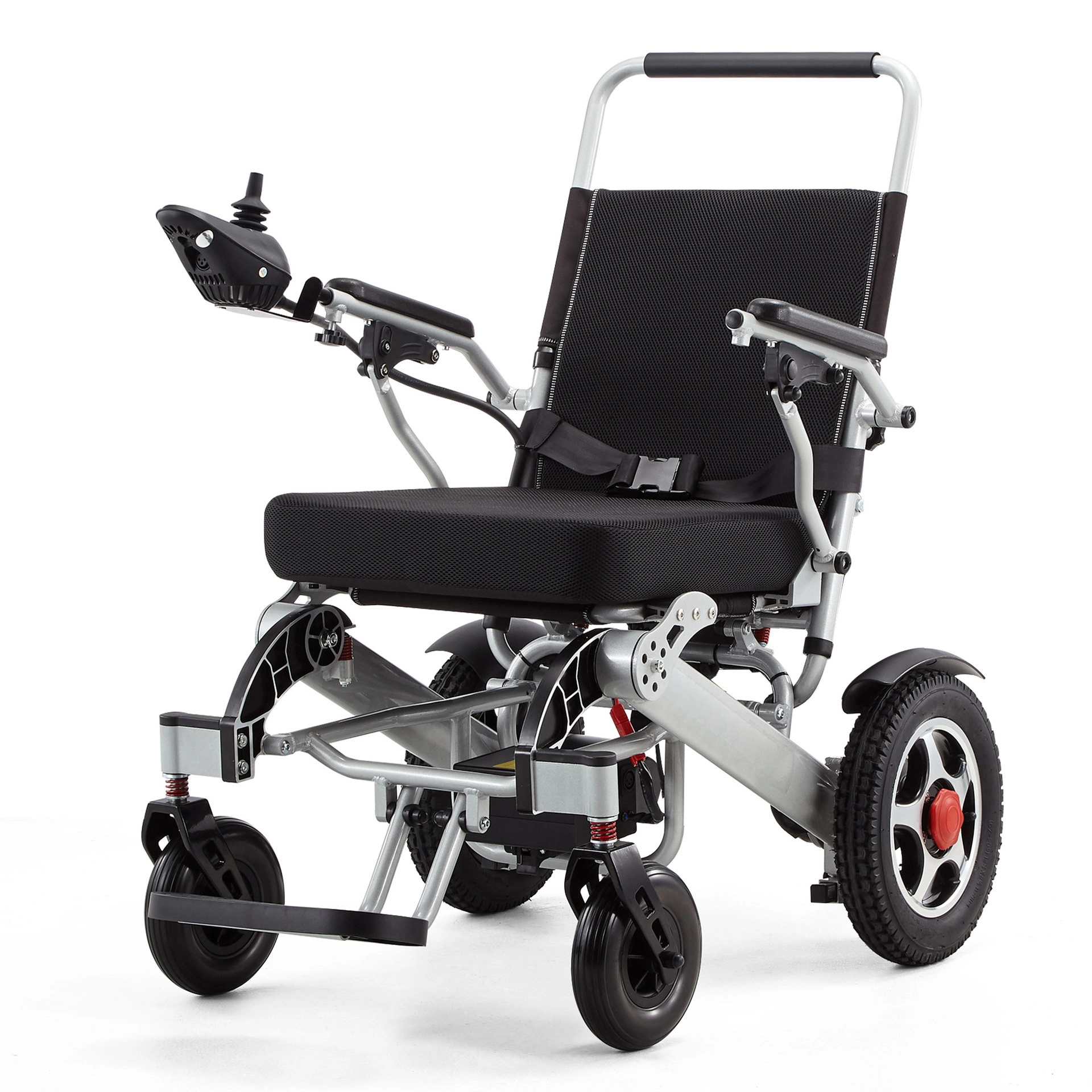 Carro com deficiência em movimento bicicleta de mão cadeira de rodas elétrica dobrável
