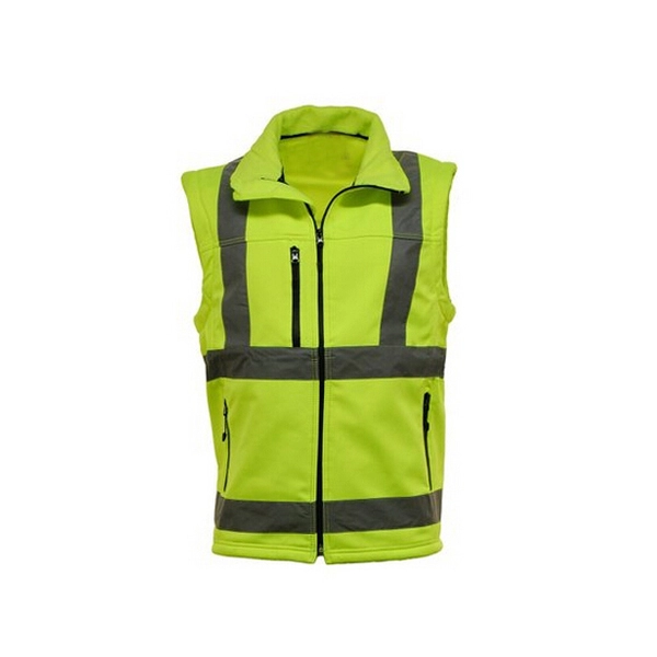 Jaqueta Masculina de Segurança de Segurança Hi Vis Softshell