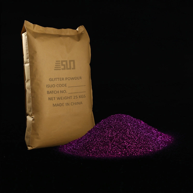 Pigmento de pó de brilho extrafino roxo violeta