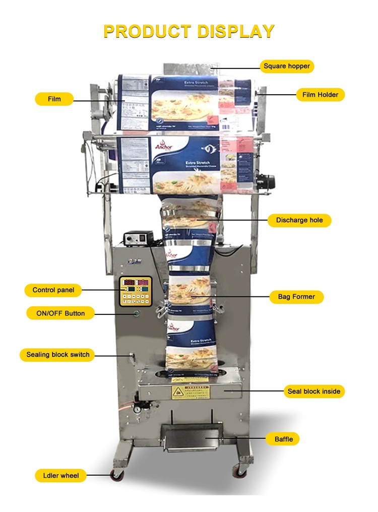 Máquina de embalagem de farinha de trigo em pó automática de 5 kg