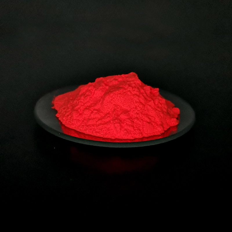 Pigmento luminoso fotoluminescente vermelho sulfureto de zinco para injeção plástica