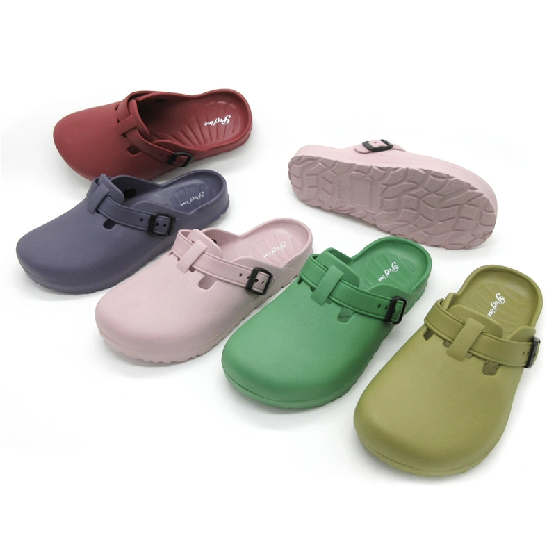 Chinelos de sandálias de EVA recém-chegados com tamancos macios de EVA para ambientes externos leves