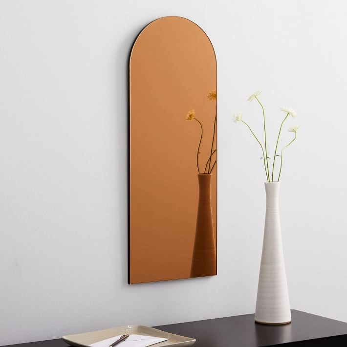 Espelho de parede estreito Marcel sem moldura