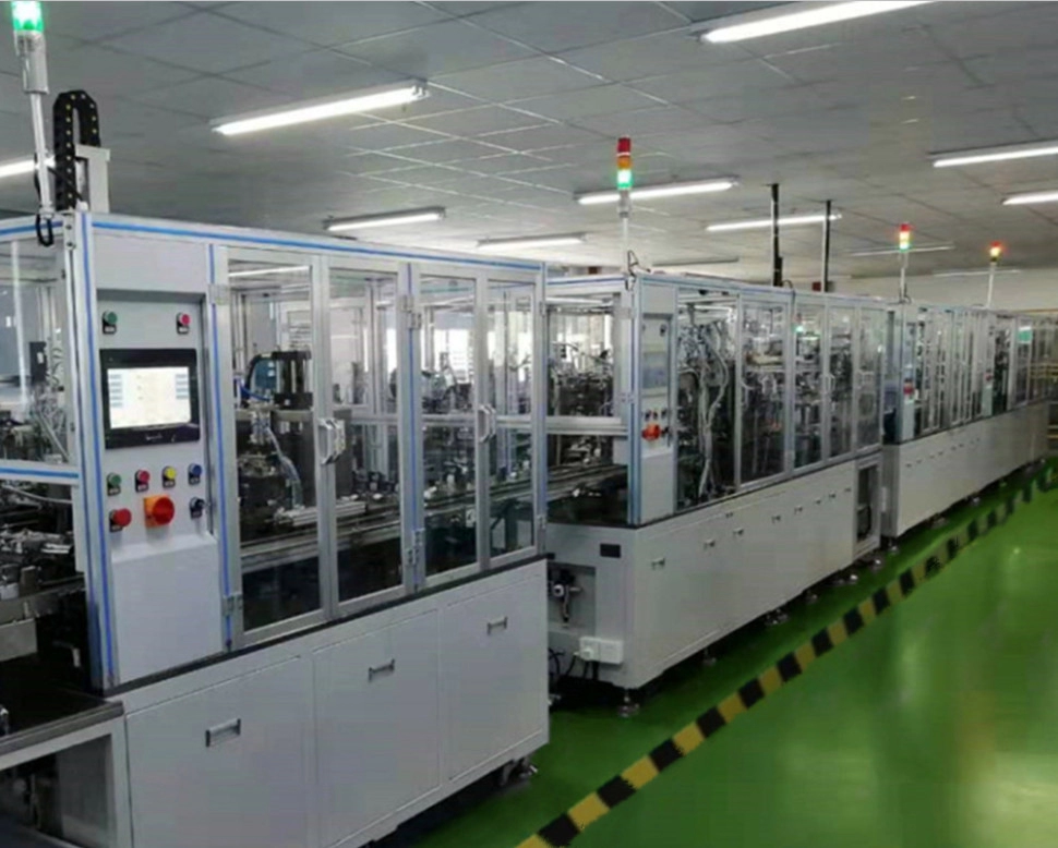 Linha de montagem de máquina de produção automática de motor elétrico
