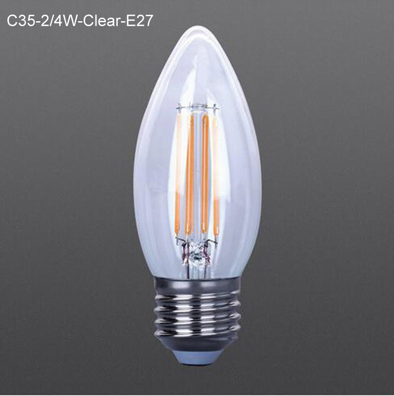 LED filament bulb C35 4W
