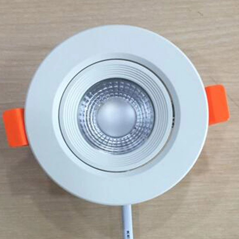 Downlight LED rotativo AL de plástico 6W 9W 12W