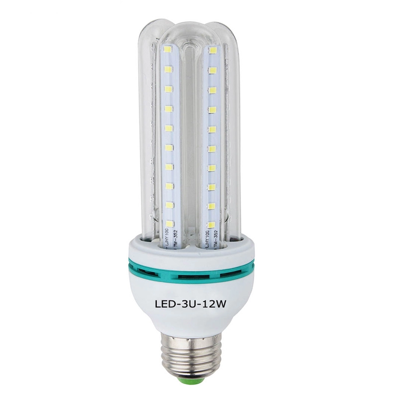 Lâmpadas LED de milho 3U 12W