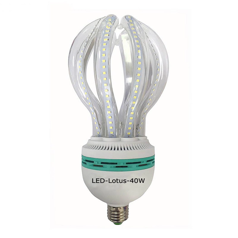 Lâmpadas LED de milho Lotus 40W