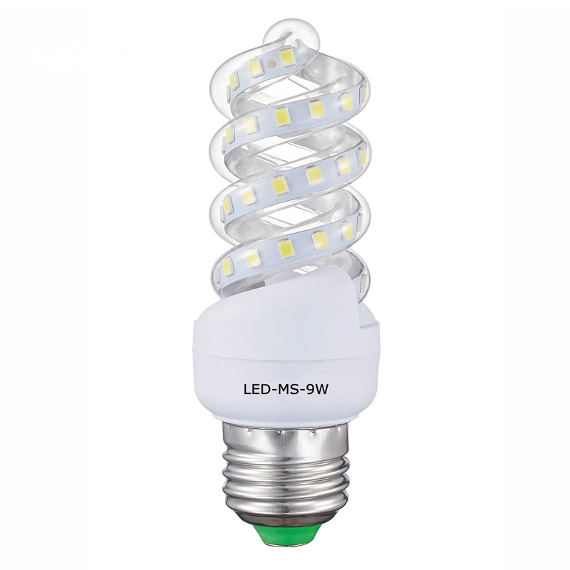 Lâmpada LED mini espiral de baixo preço 9W