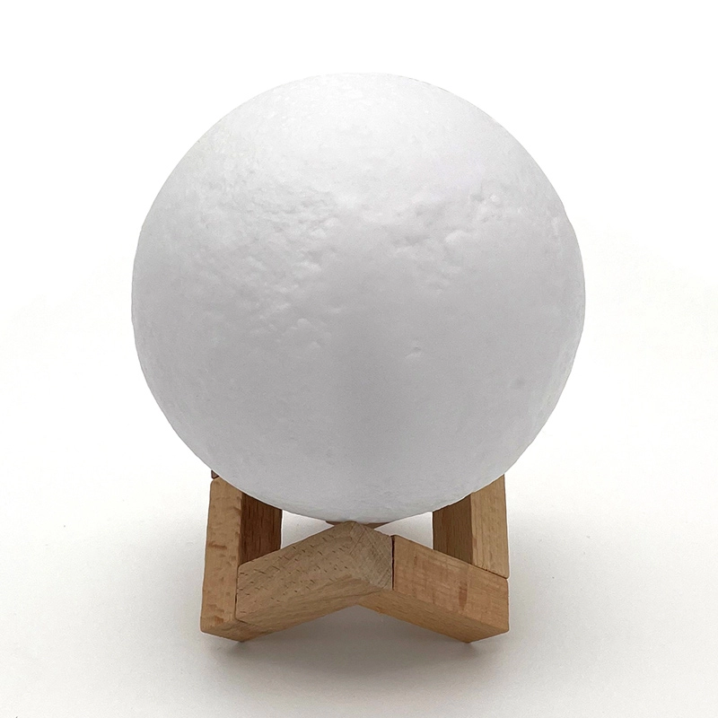 Lâmpada de lua 3D do mundo brilhante para crianças
