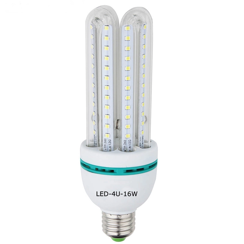 Lâmpadas LED de milho 4U 16W