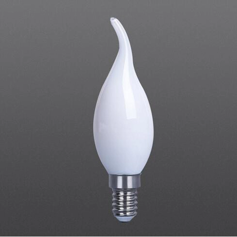 Lâmpadas de filamento LED claro/branco/fosco C35T cor branca