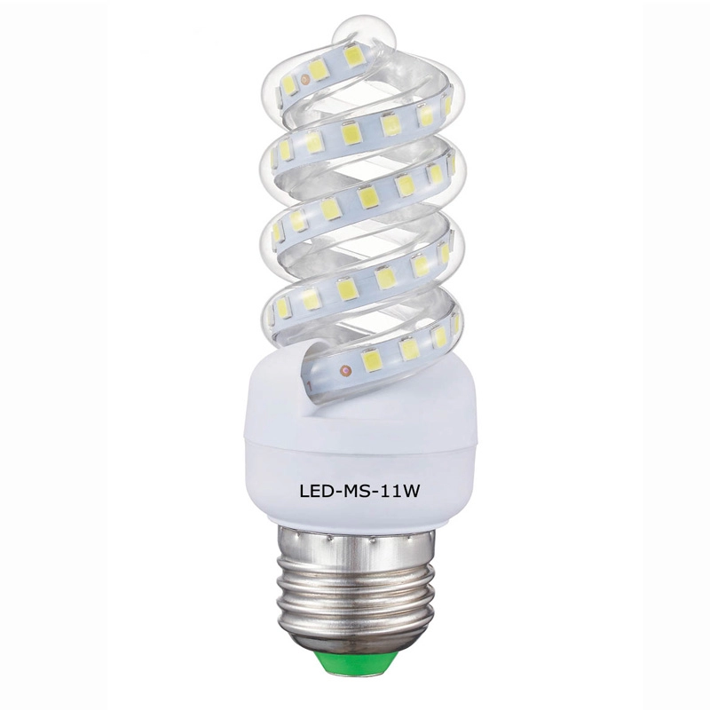 Lâmpadas de milho LED mini espiral 11W