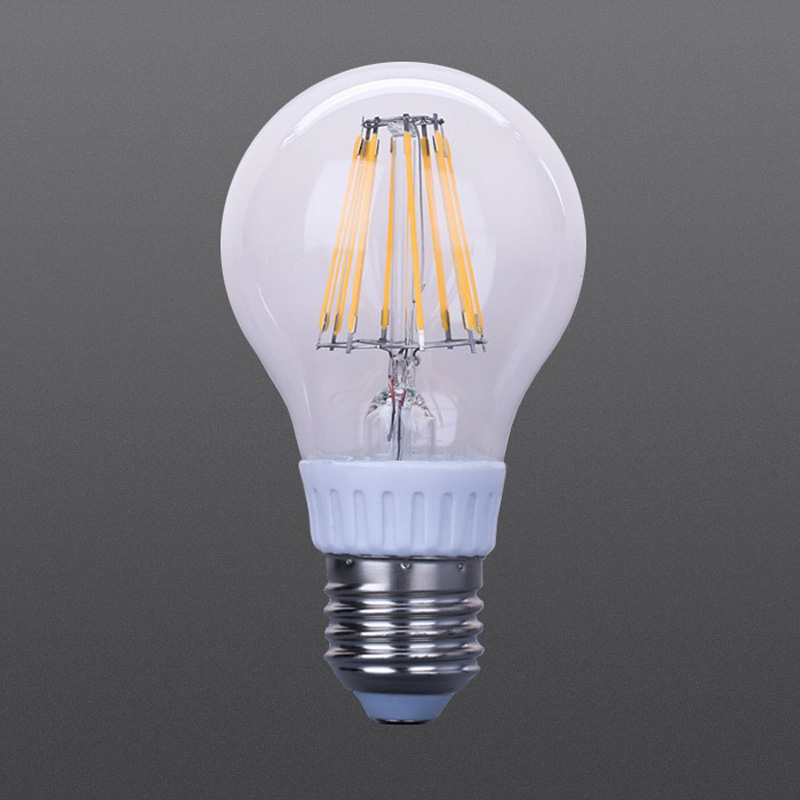 LED filament dimmable bulb 8W