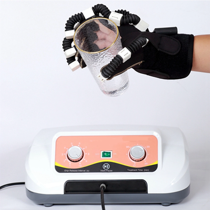 Robô de dispositivo de reabilitação de mão de acidente vascular cerebral bi-volt