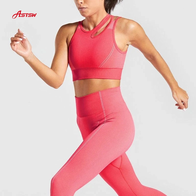 Sutiã feminino esportivo de ioga com elasticidade suplex elástico sem costura
