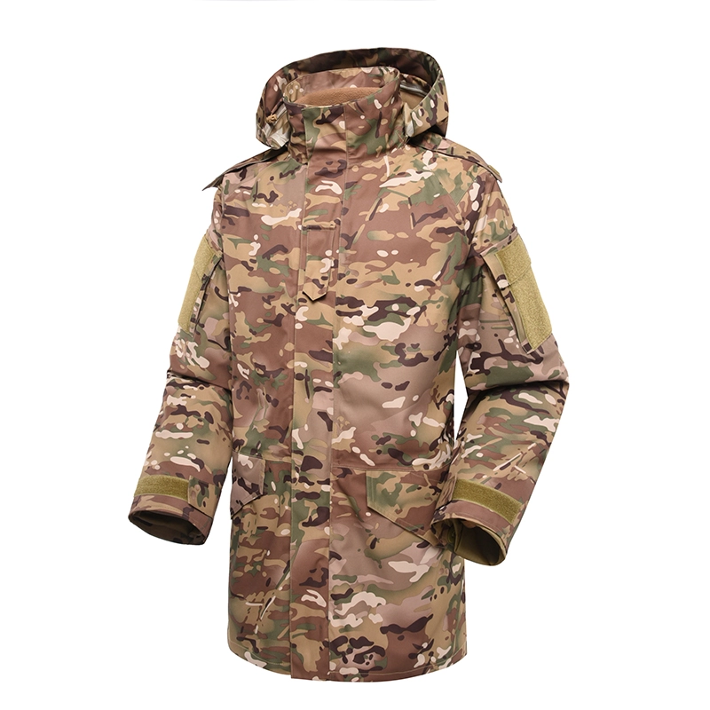 Parka de jaqueta de inverno militar multicam