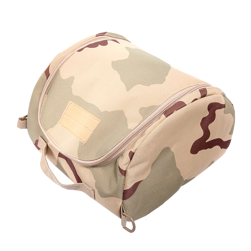 Bolsa de capacete tático de camuflagem do deserto